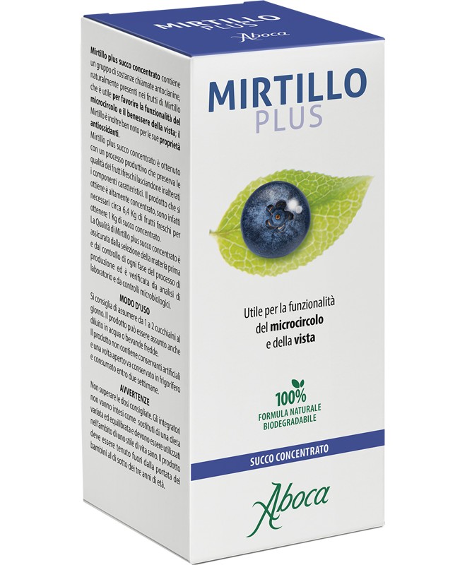 MIRTILLO PLUS SUCCO CONC 100ML MIRTILLO PLUS SUCCO CONC 100ML