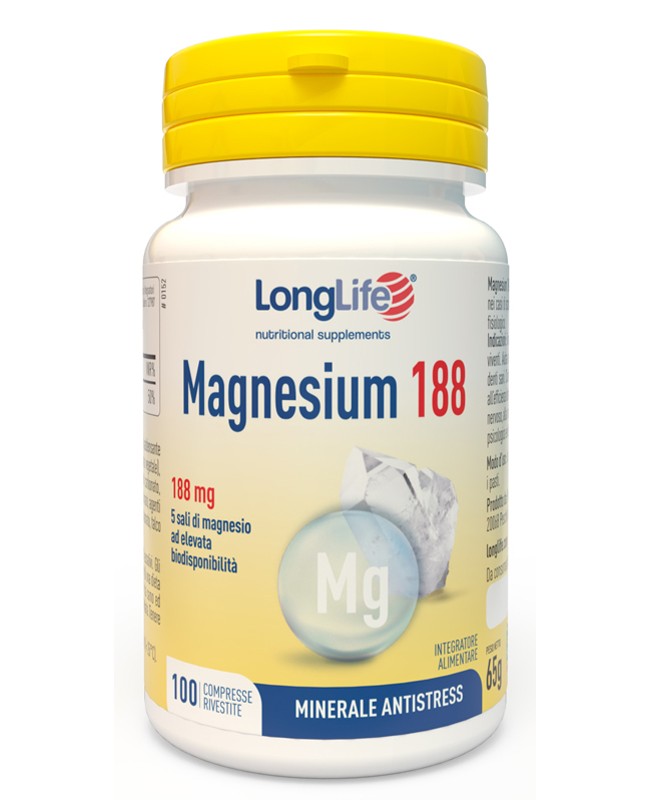 Longlife Magnesium 188 100cpr