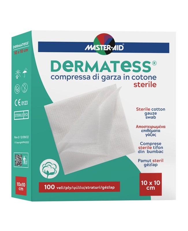 M-AID DERMATESS GARZA 10X10 100PZ