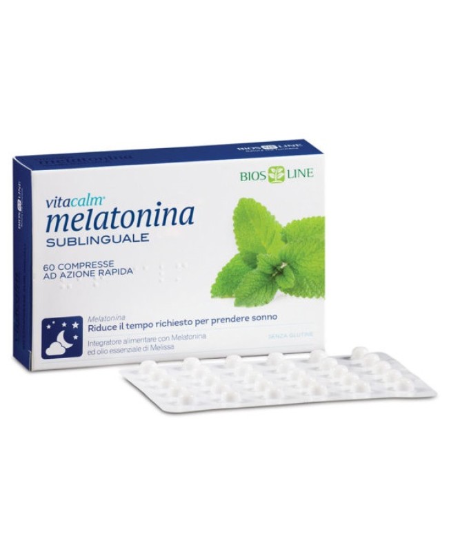 Vitacalm Melatonina 60cpr Subl