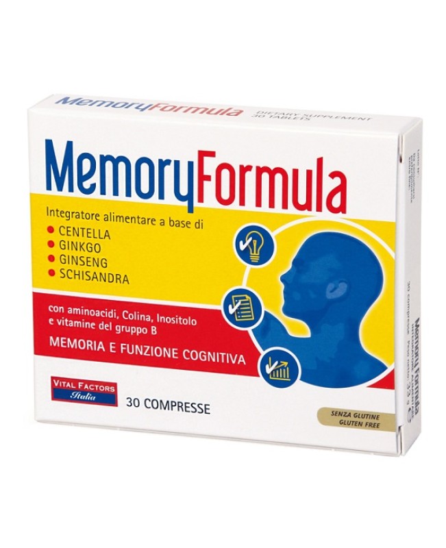 MEMORY FORMULA 30CPR VITAL FACTORS MEMORY FORMULA 30CPR VITAL FACTORS