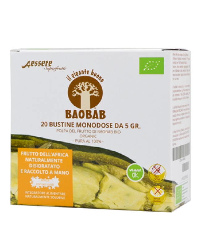 BAOBAB AESSERE POLPA MONODOSE 20X5G BAOBAB AESSERE POLPA MONODOSE 20X5G