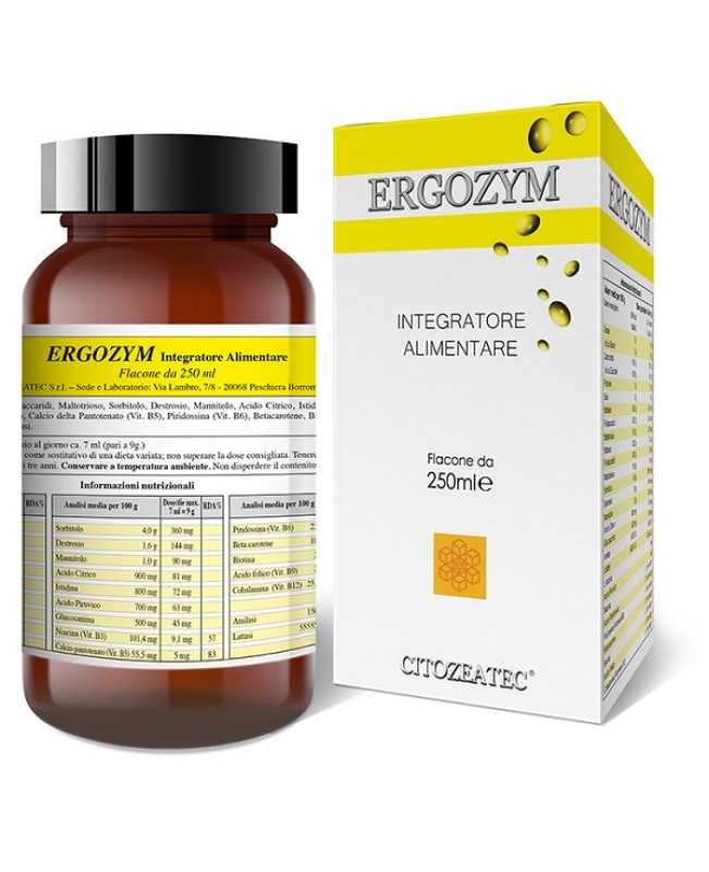 ERGOZYM SCIROPPO 250ML ERGOZYM SCIROPPO 250ML