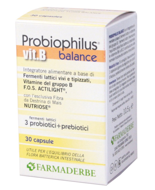 PROBIOPHILUS VITAMINA B 30CPS PROBIOPHILUS VITAMINA B 30CPS
