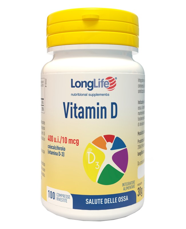 LONGLIFE VITAMIN D400UI 100CPR