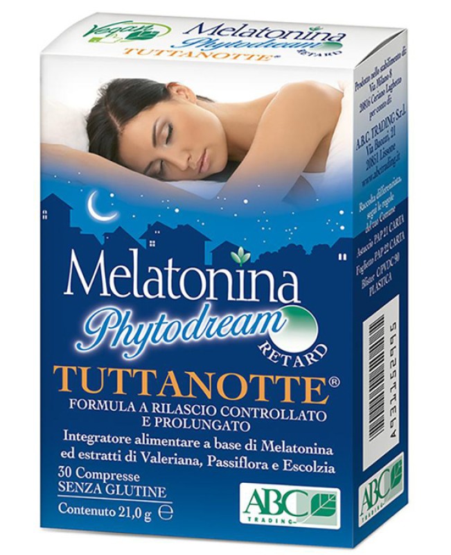 MELATONINA TUTTANOTTE RETARD 30CPR MELATONINA TUTTANOTTE RETARD 30CPR