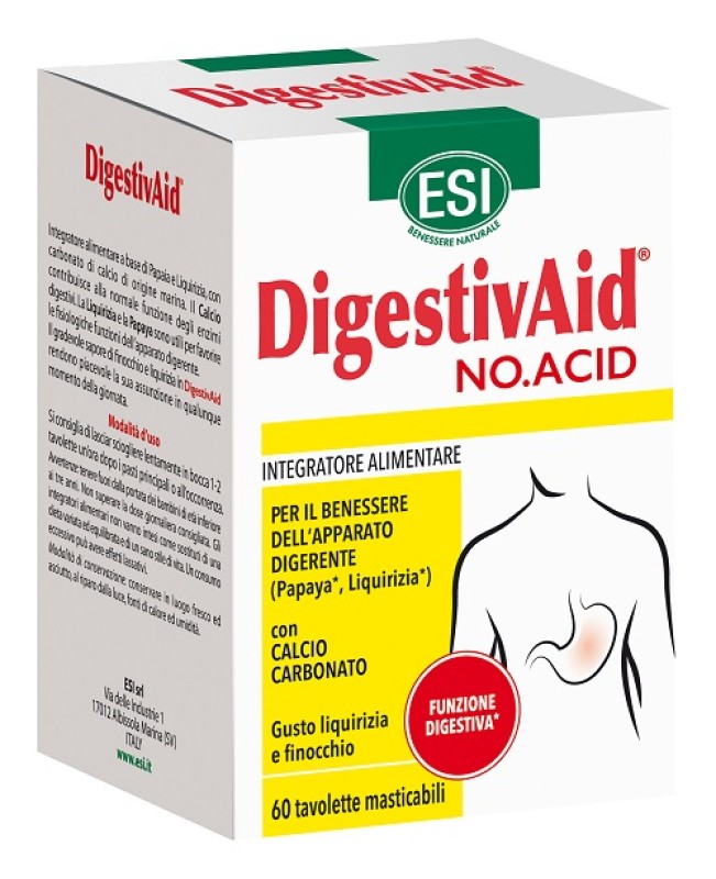 DIGESTIVAID NO ACID 60TAV