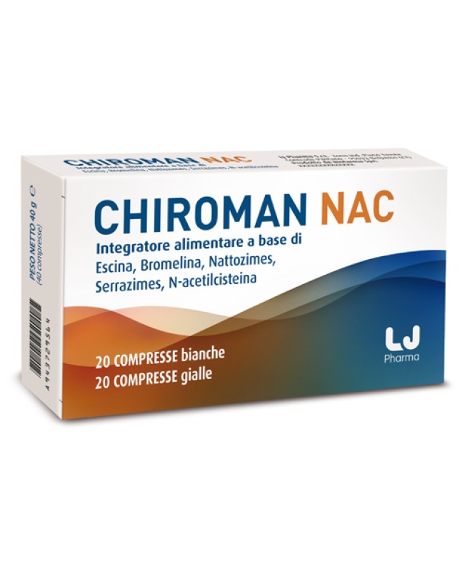 CHIROMAN NAC 20CPR BI+20CPR GI CHIROMAN NAC 20CPR BI+20CPR GI