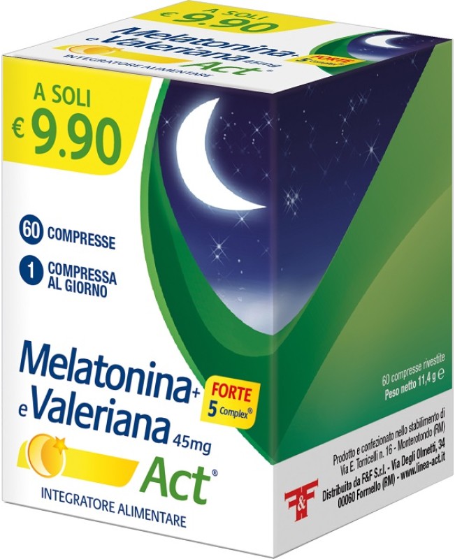 MELATONINA ACT +VAL+FT5C 60CPR MELATONINA ACT +VAL+FT5C 60CPR