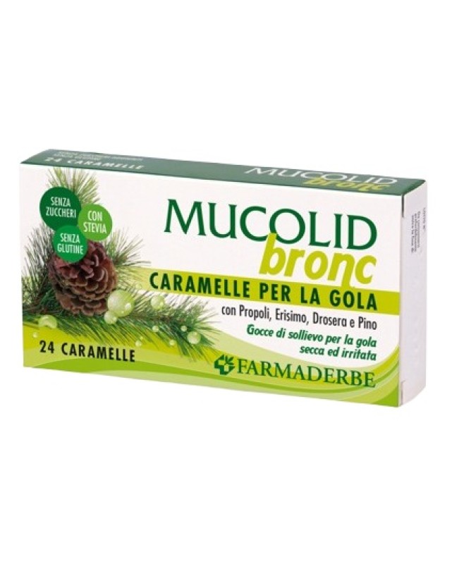 MUCOLID BRONC 24CARAMELLE 70GR MUCOLID BRONC 24CARAMELLE 70GR