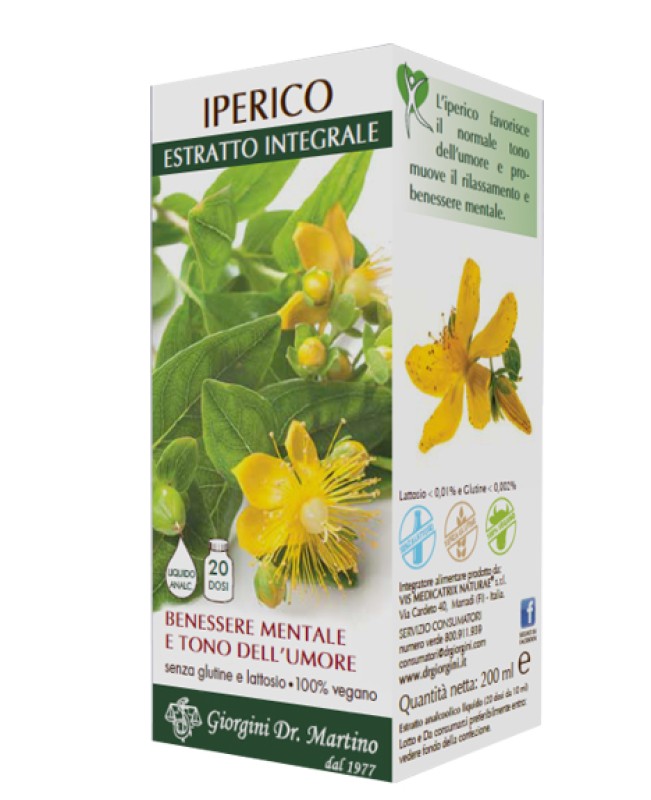 IPERICO ESTRATTO INTEGRALE 200ML IPERICO ESTRATTO INTEGRALE 200ML