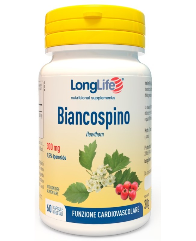 Longlife Biancospino 60cps Veg