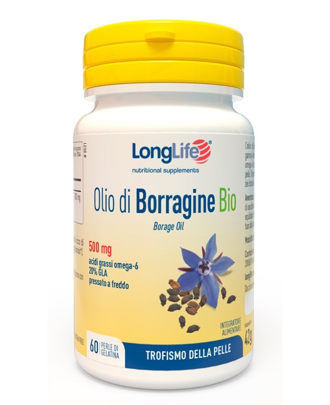OLIO DI BORRAGINE BIO 500MG 60PRL