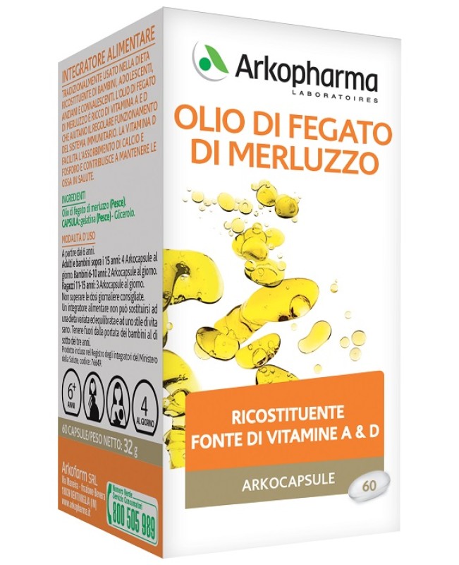 OLIO DI FEGATO MERLUZZO 60PRL