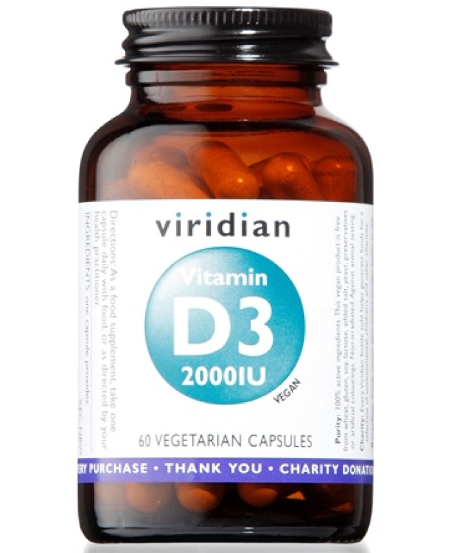 VITAMIN D3 2000IU 60CPS VIRID