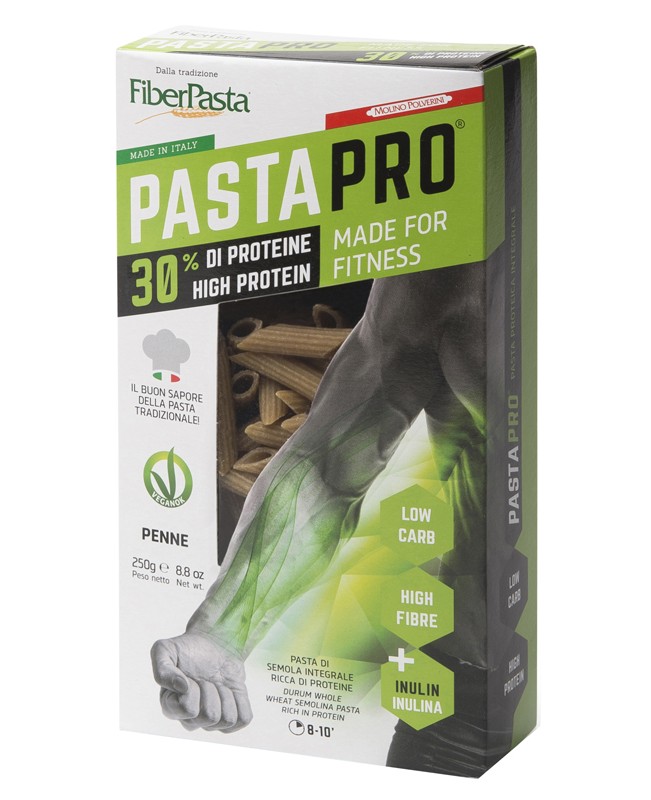 PASTAPRO PENNE INTEGR 30% PROT 250G PASTAPRO PENNE INTEGR 30% PROT 250G