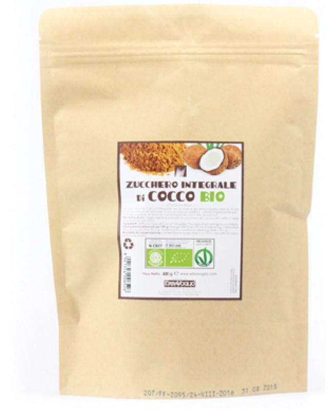 ZUCCHERO COCCO BIO 400G ZUCCHERO COCCO BIO 400G
