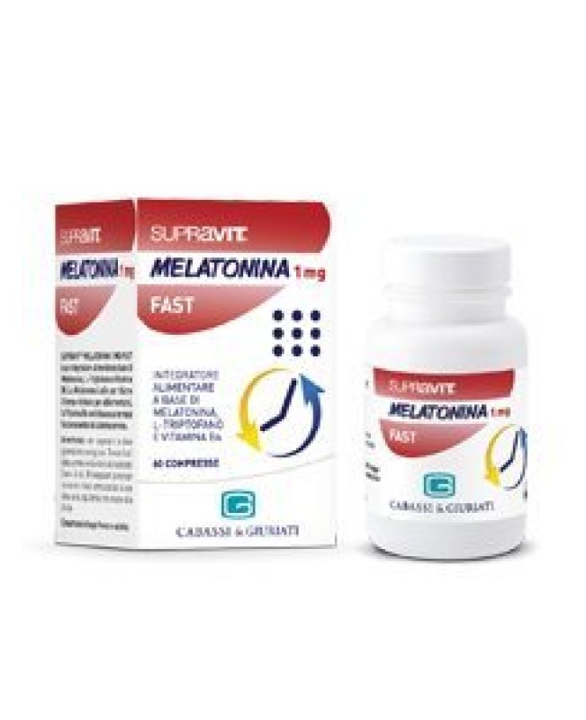 MELATONINA FAST 1MG SUPRAVIT 60CPR MELATONINA FAST 1MG SUPRAVIT 60CPR