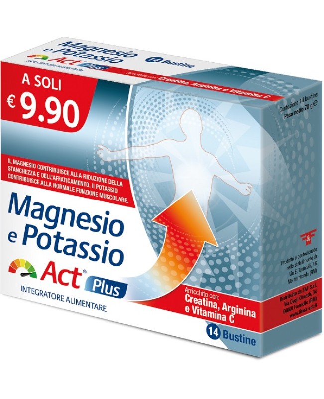 MAGNESIO POTASSIO ACT PLUS 14BUSTE MAGNESIO POTASSIO ACT PLUS 14BUSTE