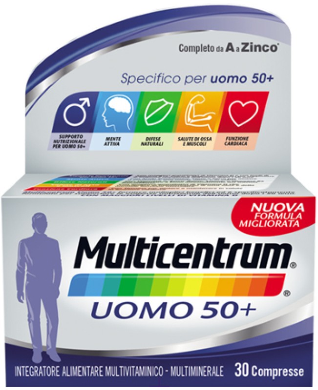 MULTICENTRUM UOMO 50+ 30CPR