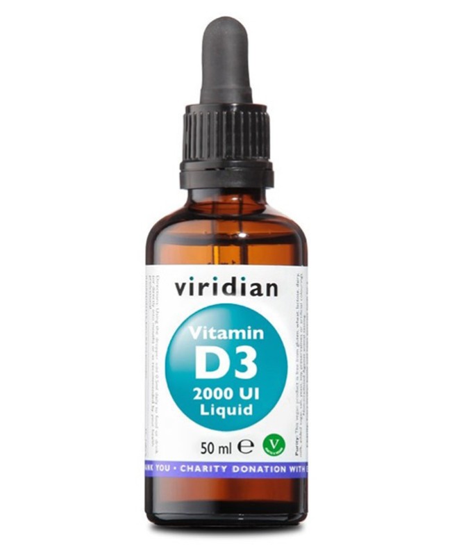 VITAMIN D3 2000UI LIQ VIRIDIAN VITAMIN D3 2000UI LIQ VIRIDIAN