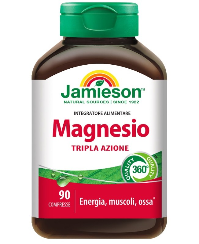 MAGNESIO TRIPL AZION 90CPR JAMIESON MAGNESIO TRIPL AZION 90CPR JAMIESON