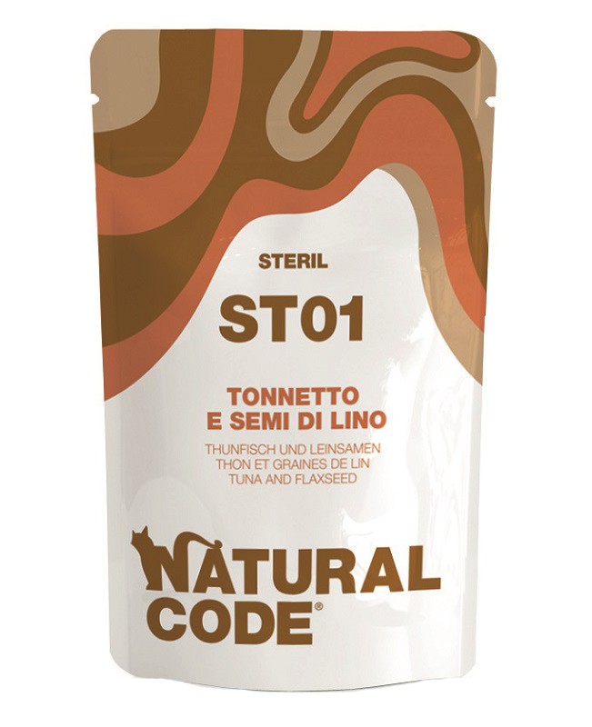 NATURAL CODE GATTO ST01 STERIL TONN