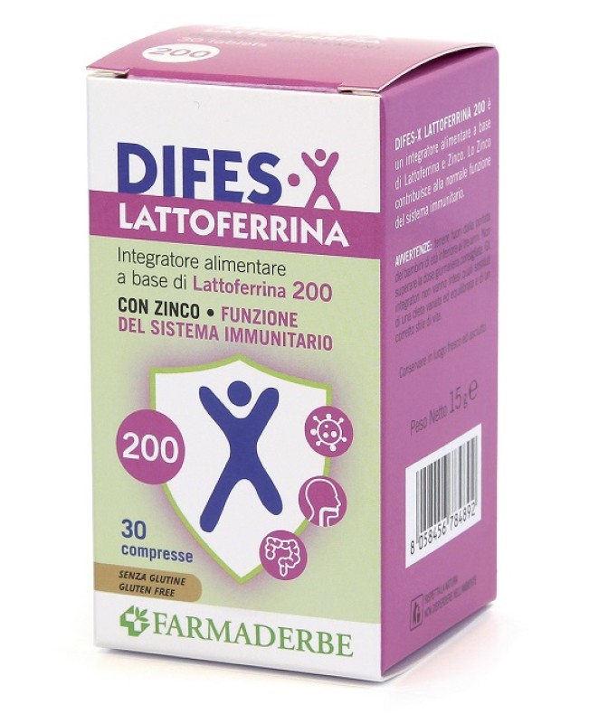 DIFES-X LATTOFERRINA 200 30CPR
