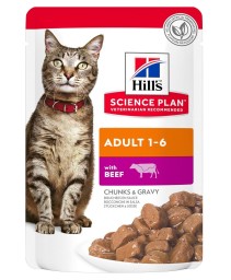 HILL S SP FELINE ADULT BEEF 85G