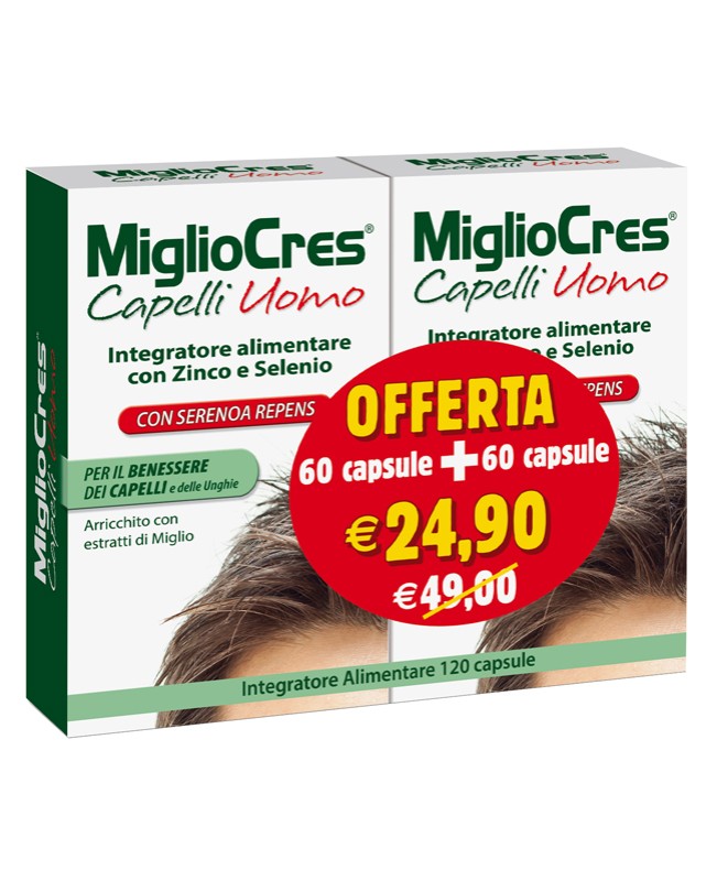 MIGLIOCRES UOMO 60+60CPS PROMO MIGLIOCRES UOMO 60+60CPS PROMO