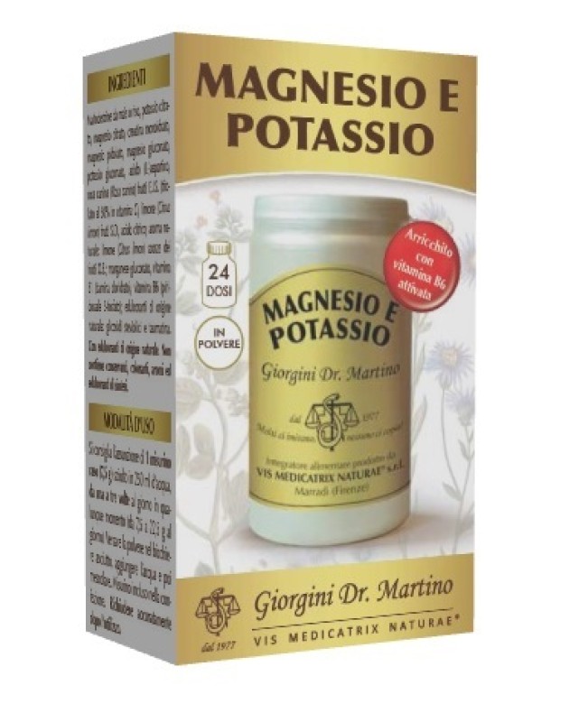 Magnesio E Potassio Polv 180g Magnesio E Potassio Polv 180g