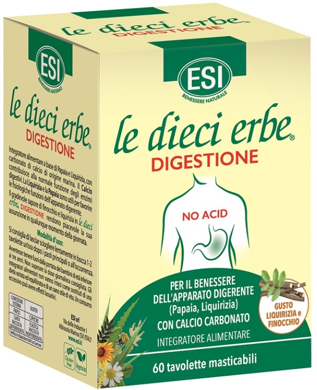 LE DIECI ERBE DIGEST NO ACID 60TAV LE DIECI ERBE DIGEST NO ACID 60TAV