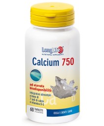 LONGLIFE CALCIUM 750MG 60TAV