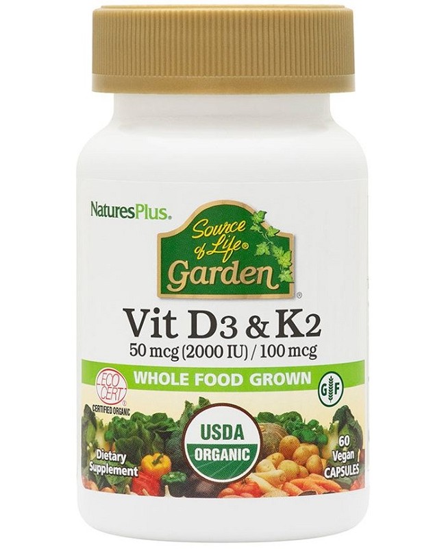 SOURCE LIFE GARDEN VIT D3/K2 60CPS