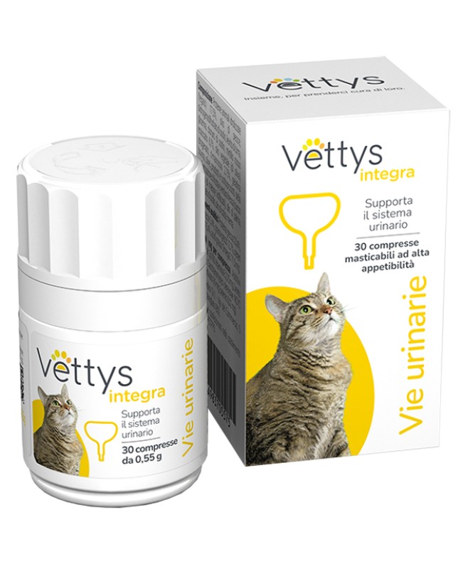 VETTYS INTEGRA VIE URIN GATTO 30CPR VETTYS INTEGRA VIE URIN GATTO 30CPR
