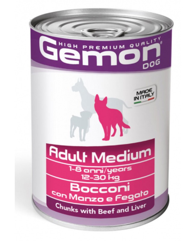 GEMON CANE ADULT MEDIUM MANZO FEGAT