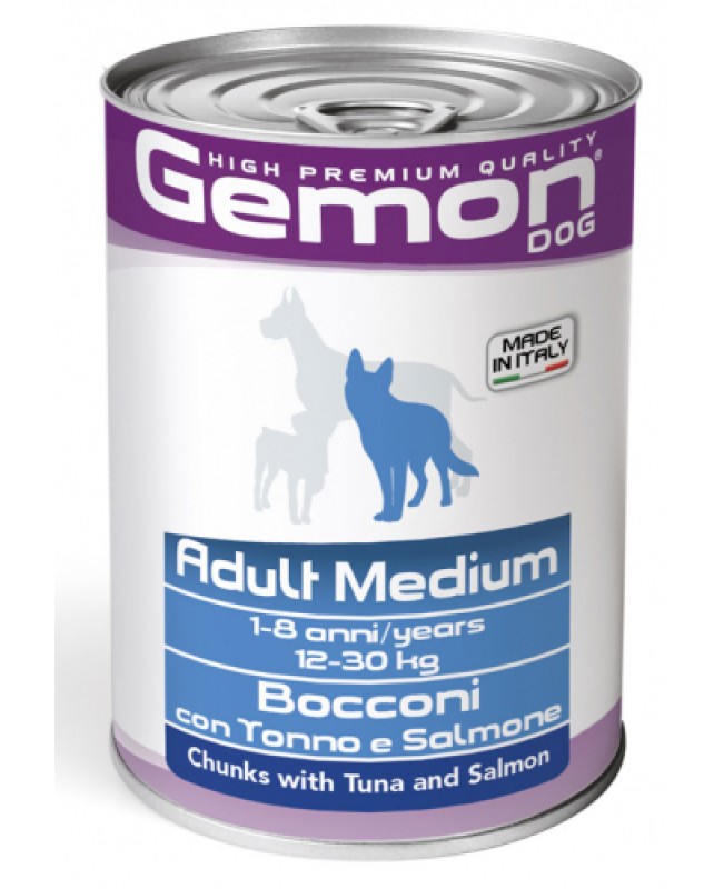 GEMON CANE ADULT MEDIUM TONNO SALMO