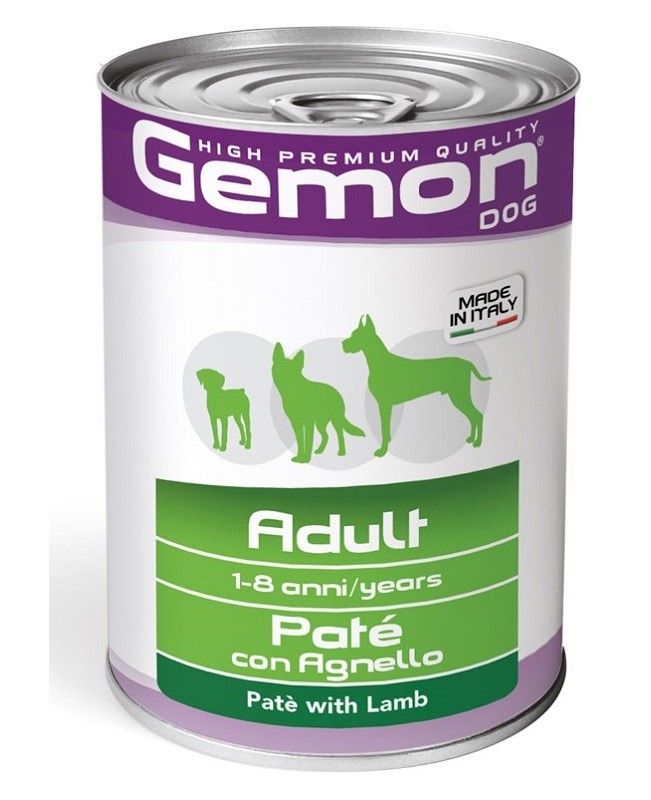 GEMON PATE' ADULT AGNELLO 400G