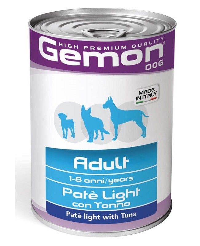 GEMON CANE ADULT PATE  LIGHT TONNO