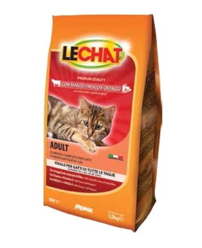 LECHAT GATTO MANZO VERDURE 1,5KG