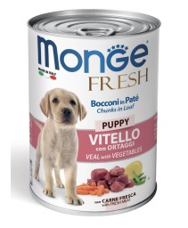 MONGE FRESH PUPPY VITEL/ORTAGG 400G