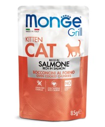 MONGE GATTO GRILL KITTEN SALMONE 85 MONGE GATTO GRILL KITTEN SALMONE 85
