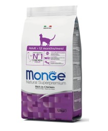MONGE GATTO ADULT POLLO 1,5KG
