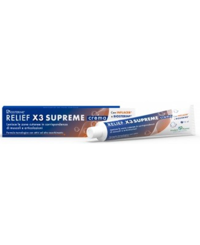 RELIEF X3 SUPREME BIOSTERINE CREM75