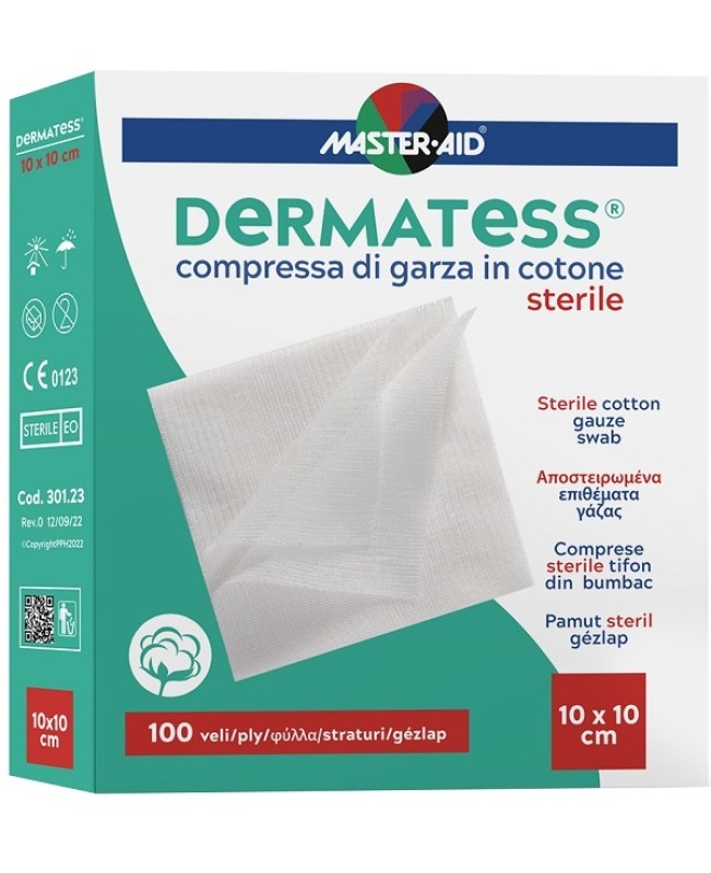 M-AID DERMATESS COT GARZ 10X10 100V