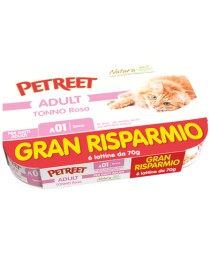 PETREET GATTO NATURA TR01 TONNO ROS