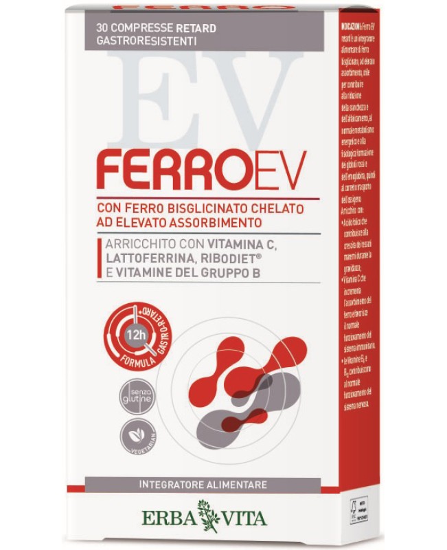 FERRO EV RETARD 30CPR GASTRORE FERRO EV RETARD 30CPR GASTRORE