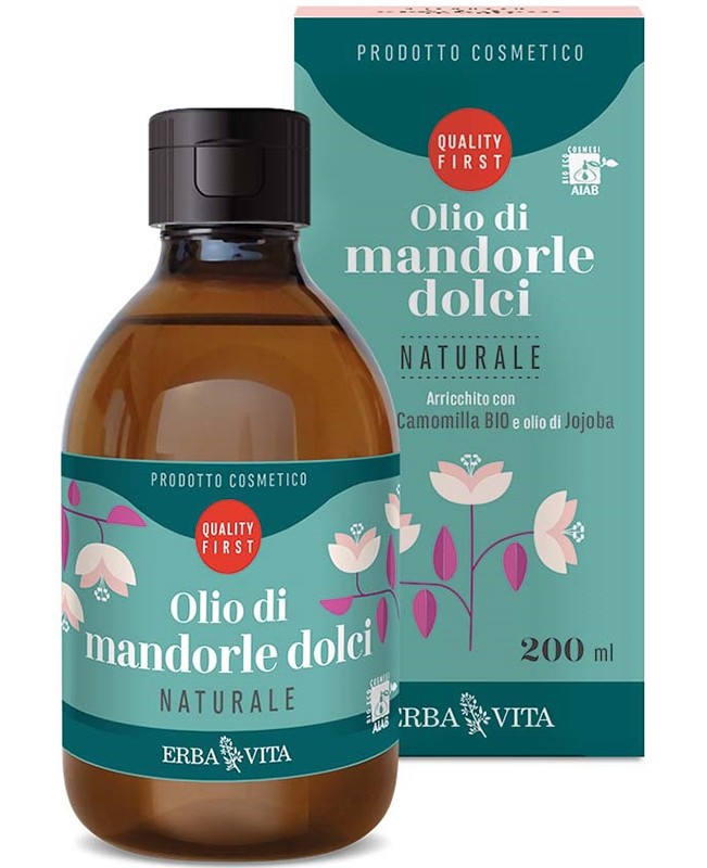OLIO MANDORLE DOLCI NATURALE 200ML