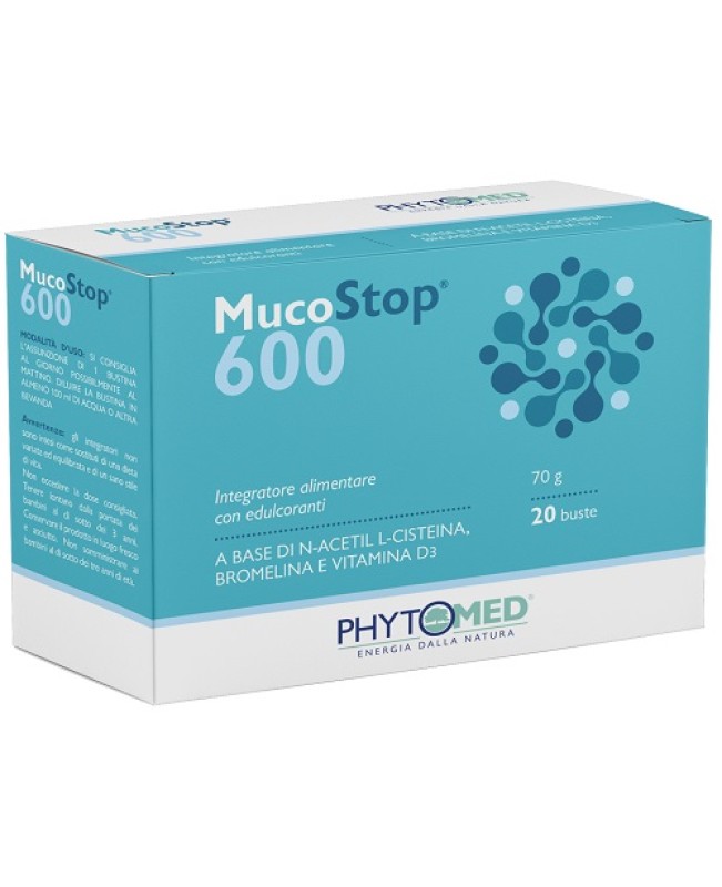 MUCOSTOP 600MG 20BUST