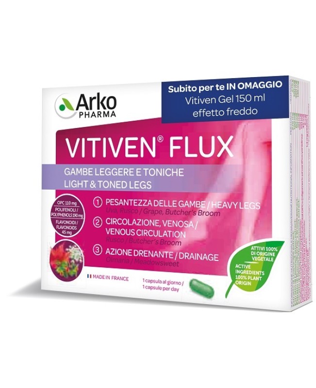 VITIVEN FLUX 30CPS+GEL 150ML PROMO